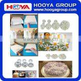 3 Pcs Veined Sunflower Daisy and Gerbera Flower Fondant Cake Sugarcraft Decorating Kit Cookie Mould Icing Plunger Cutter Tools thumbnail-4