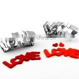 Promotional Cake Decorating Tools Love Letter Cookie Cutter Make Love for Valentine thumbnail-1