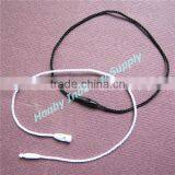 Custom 18cm Black and White Nylon Hang Tag Seal