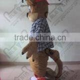 Cartoon Red Hat Squirrel Mascot Costume Leisure Style Squirrel Costumes thumbnail-4