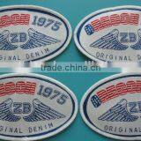 China Excellent Clothing Badge Woven Fabric Patch thumbnail-5