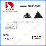 DZ-1040 Triangle Crystal ab Color Flat Back Glass Stones for Garment Accessories thumbnail-2