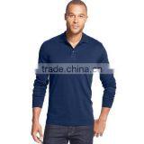 Polo Shirt 100% Cotton High Quality Fashion Long Sleeve Polo Shirt