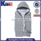 Cheap Mens Fashion Slimming Sweater Vest With Hood thumbnail-1