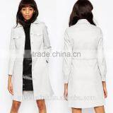 Best Selling Women Tied Waist Belt Slim Fit Winter Coat Low Price thumbnail-5