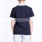 British Student Boys T-shirt Polo Shirt, V Collar College, Short Sleeved Sweat Can Custom thumbnail-6