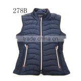 Printed Fur Lining Women Winter Vest Quilted Vest thumbnail-4