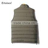 China Wholesale Flannel Reversible Warm Custom Men Vest thumbnail-4