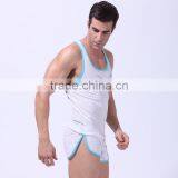 Custom Men's Mesh Breathable Tank Tops Summer Hot Mens Vest Shirt With Tight Hoop Type Gay Fashion Vest Mesh Sport Casual T-shir thumbnail-3