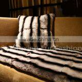 CX-D-128B New Arrival Rex Rabbit Fur Carpet/Fur Blanket thumbnail-6