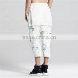 Wholesale Gym Wear Jogger Print White Loose Trousers 3xl Jogger Pants thumbnail-4