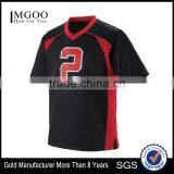 Custom Wicking Soccer Shirt For Youth Raglan Sleeves V Neck Collar Custom Top 100% Polyester Wicking Knit Sport Tee thumbnail-1