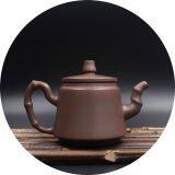 Ceramic Tea Pot Bamboo Single Pure Handmade Tea Ware Coffee Pot thumbnail-2