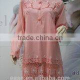 Woman Embroidery Jumper Long Blouse thumbnail-3