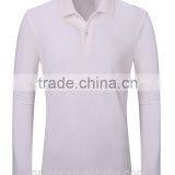 Custom Mens Long Sleeve Blank Polo Shirt thumbnail-2