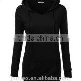 Custom Made Blank Elongated Solid Color Pullover Hoodies thumbnail-2