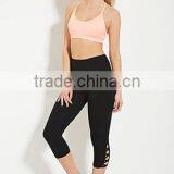 2017 Hot Sale Women Clothing Custom Fashion Blank Cropped Skinny Leggings thumbnail-6