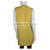 2014-2015 New Design Dress Shirt Custom Made Summer Dress Lady Yellow Style thumbnail-3