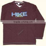 V Neck Printed T-shirt (long Sleeve and Cotton) thumbnail-1