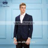 Daynoliao 2016 Latest Design Trendy One Button Slim Fit Casual Party Elbow Patches Blazer for Men thumbnail-2