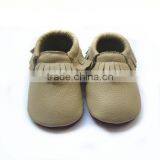 Beige Color Soft Rubber Sole Baby Shoes for 6-24months,only 3 Sizes thumbnail-1