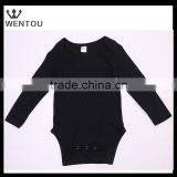 Wholesale Monogrammed Solid Color Baby Onesie thumbnail-1