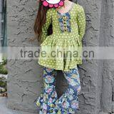 Factory Prices Wholesale Children's Clothes Hand Made Baby Girl Dress Girl Fall Double Pleated Suit thumbnail-1