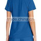 Women's V-neck Scrub Top Staff Nurse Uniform thumbnail-6