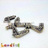 10.5cm M Shape Antique Bronze Handmade Kiss Lock Handbag Clutch Frame thumbnail-4