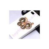 Round Stone Butterfly Rhinestone Cameo Phone Shell Decoration thumbnail-2