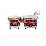Percussion Bongos Musical Instrument , White Toon Wooden Professional Bongo Drums