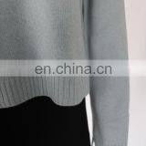 New Design Computer Knitted 100% Pure Cashmere Sweater Pullover for Ladies thumbnail-4