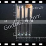 wholesale 22x90mm New arrival wishing bottle! clear glass tiny wishing bottle vials pendants with corks