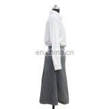High Quality Elegant Office Knee Length Formal Stripe Trumpet Skirt thumbnail-2
