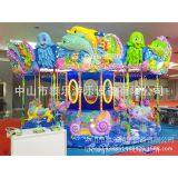 Zhongshan Amusement Park Equipment Outdoor Playground Merry go Round, 12 Seat Dolphins Carousel Hot Sale, Marine Theme thumbnail-4