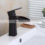 Уникальный дизайн. Одноручный черный кран для раковины в ванной комнате