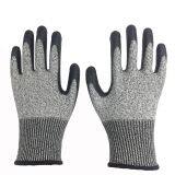 Anti Cut Level 5 13G HPPE Liner Nitrile Smooth Coated Cut Resistant Gloves With CE EN388 4544 thumbnail-3
