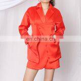 TWOTWINSTYLE Elegant Notched Collar Long Sleeve High Waist Asymmetrical Women Blazer thumbnail-3