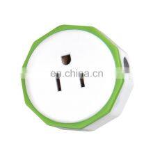 CE.FCC.ROHS Smart US Plug WiFi Outlet Works With Alexa Remote Control Socket Smartphone APP
