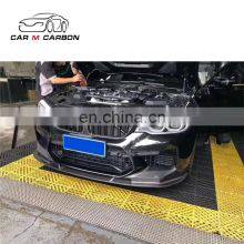 2017year- 5 Series G30 G38 Dry Carbon Fiber 3d Style Front Lip Fit for G30 G38 Car Front Diffuser Spoiler thumbnail-5