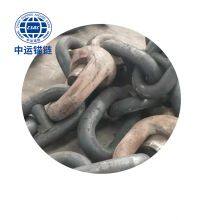 102mm Black Painted Floating Wind Power Platform Studless Link Anchor Chain thumbnail-3
