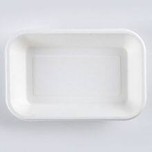 New Hot Disposable Biodegradable 24OZ TRAY Bagasse Food Box Take Away Sugarcane Container thumbnail-4