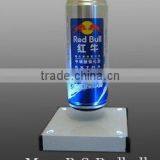 Auto Rotating and Floating Pop Display for Beverage