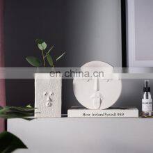 Nordic Abstract Face Vase White Wine Cabinet Dining Table Vases for Home Decor Manufacture Decoration thumbnail-5