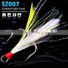 Wholesale Strong Barbed Hooks With Feather Barbs Anchor Hook Seawater Resistance Hi-Carbon Steel Fishing Hook thumbnail-3
