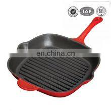 8 Inch Hebei Enamel Pre-seasoned Cast Iron Skillet thumbnail-5