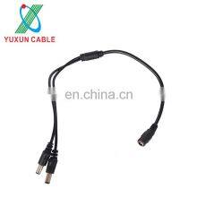 RG 59 Dc Power Supply Extension Cable 1 To 2 Way DC Adapter In CCTV Camera