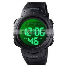 Woman Waterproof Watch Skmei Wholesale Cheap Watch Analog Stopwatch 1560 Sport Wristwatch Men 12/24 Hour thumbnail-5