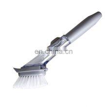 Long Handle Hydraulic Cleaning Kitchen Washing Non-stick Oil Multi-purpose Dish Washing Brush thumbnail-1
