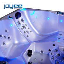 JOYEE Factory Price Freestanding US Aristech Acrylic 5 Persons Outdoor Hydro Whirlpool Spa Hot Tub thumbnail-4